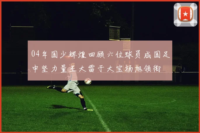 04年国少辉煌回顾六位球员成国足中坚力量王大雷于大宝杨旭领衔