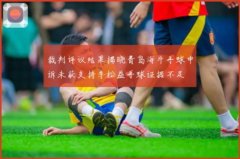 裁判评议结果揭晓青岛海牛手球申诉未获支持李松益手球证据不足